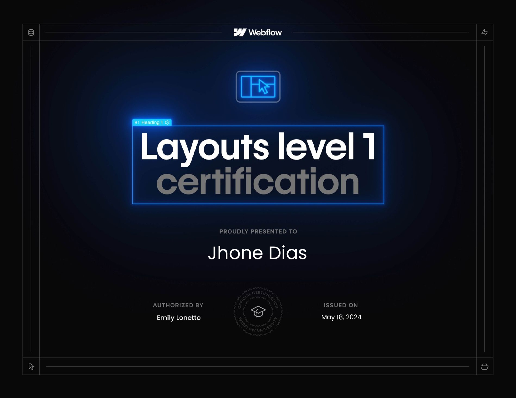 certificado webflow layouts 1