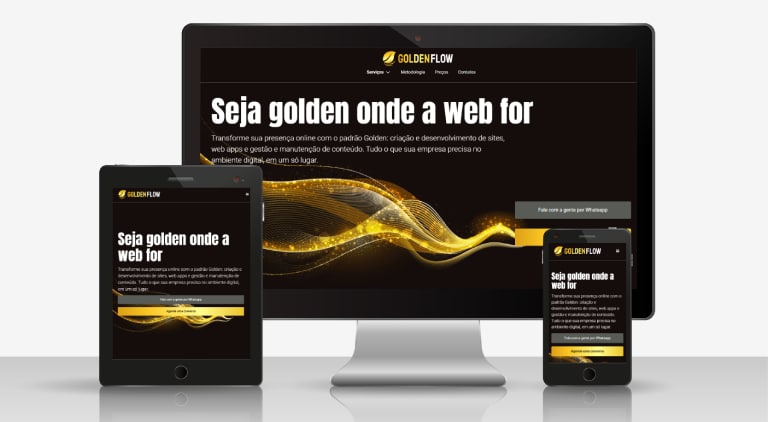 Web Site GoldenFlow Tecnologia